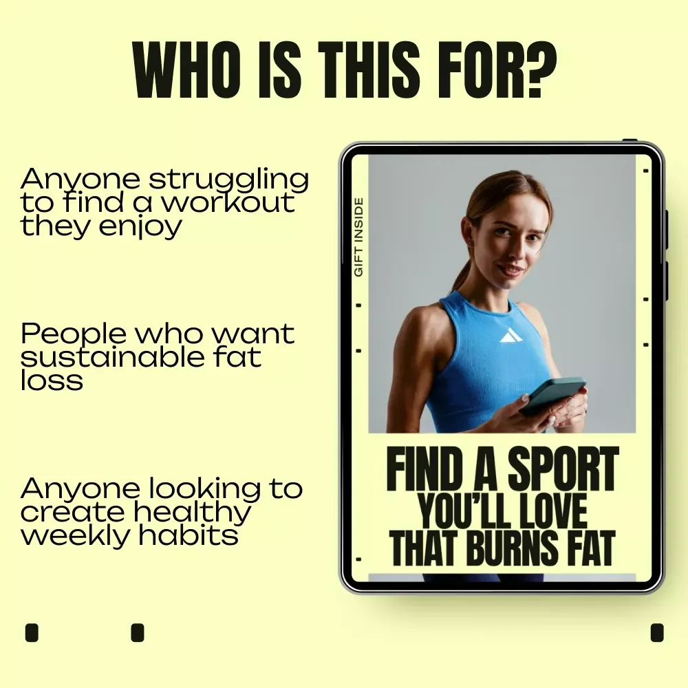 Find a Sport You’ll Love That Burns Fat – Digital Guide, eBook & Checklist for Weight Loss, Calorie Burn, Exercise Habits, and Fitness Motivation