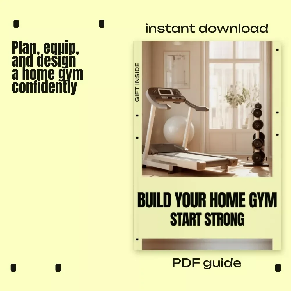 Build Your Home Gym, Start Strong | How to Build a Home Gym eBook for Beginners, Small Spaces & Smart Equipment Planning