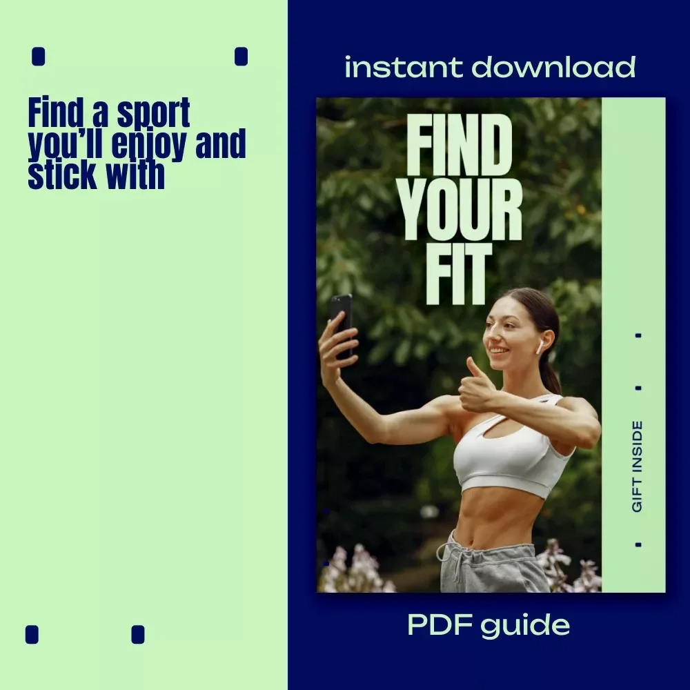 Find Your Fit – Digital Guide to Discover the Sport That Matches Your Lifestyle, Personality, and Energy | Beginner-Friendly eBook & Checklist Download