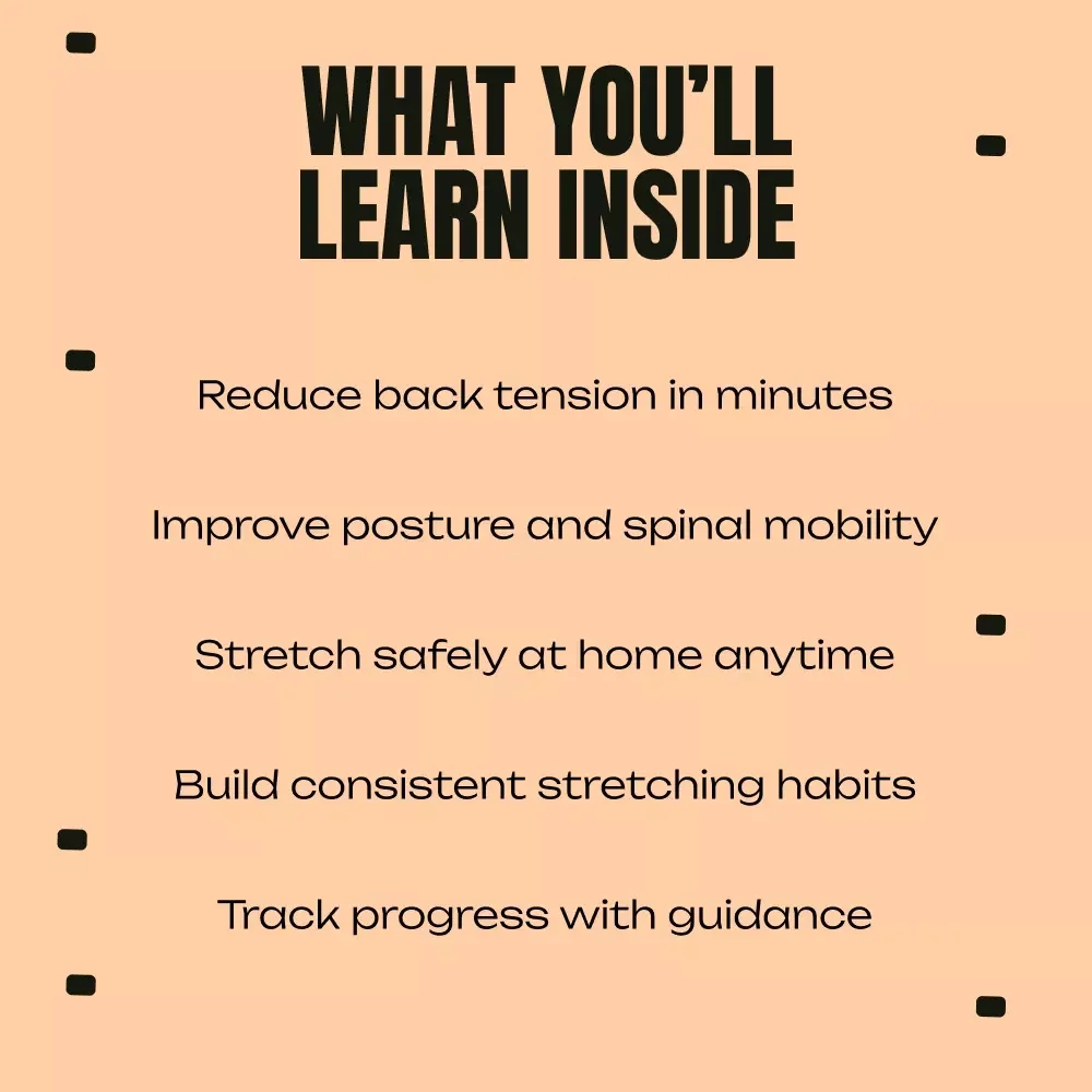 Back Relief That Works: The Ultimate eBook Guide on How to Stretch for Back Pain – Gentle Stretches, Recovery Routines & Personalized AI Prompts
