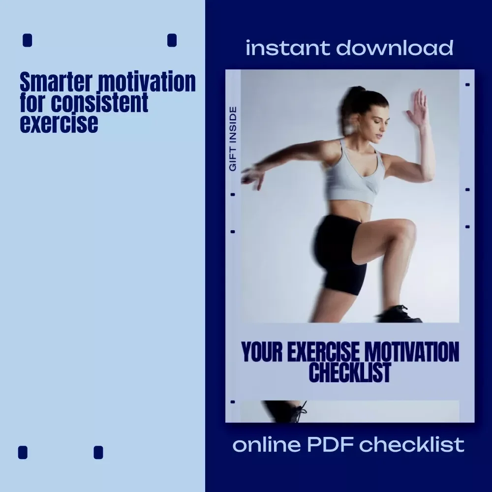 Your Exercise Motivation Checklist | AI Exercise Motivation Help Digital Checklist for Consistent Workouts & Smarter Fitness Planning