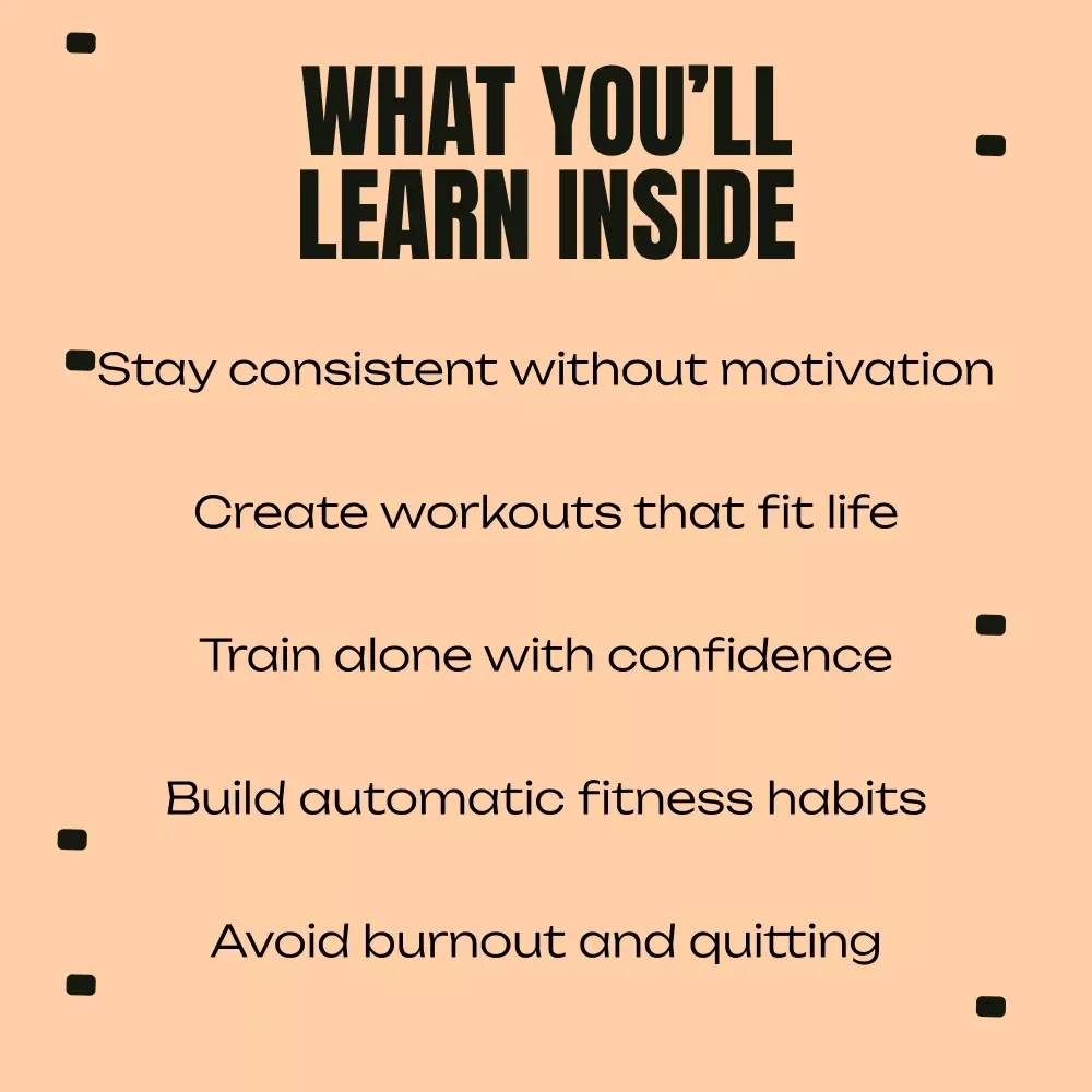 Train Alone Stay Consistent | Solo Fitness Guide for Building Routine, Motivation & Consistency