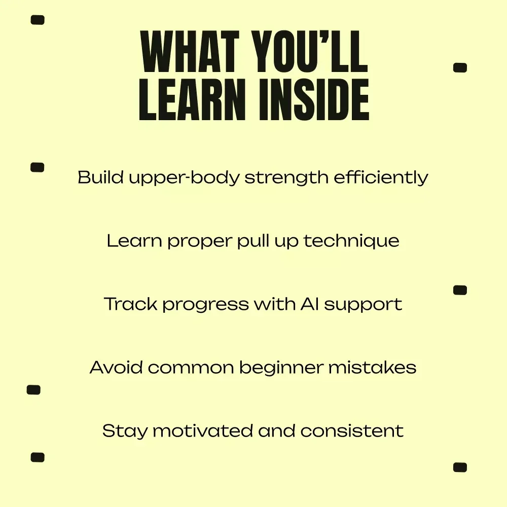 Pull Up Power, Built From Zero: How to Do a Pull Up for Beginners Guide, Step-by-Step Strength and AI Support eBook