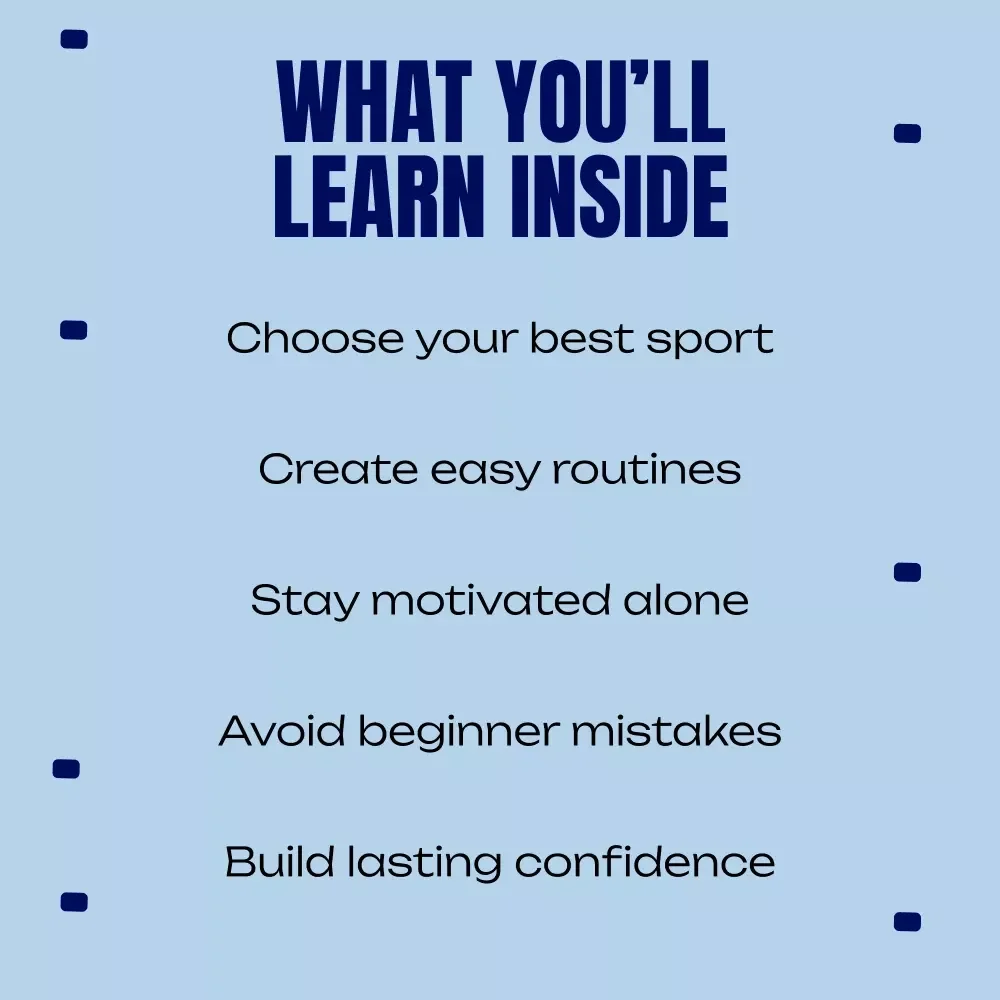Solo Sports for Beginners | Practical eBook Guide to Finding the Right Solo Sport, Building Simple Routines & Staying Motivated