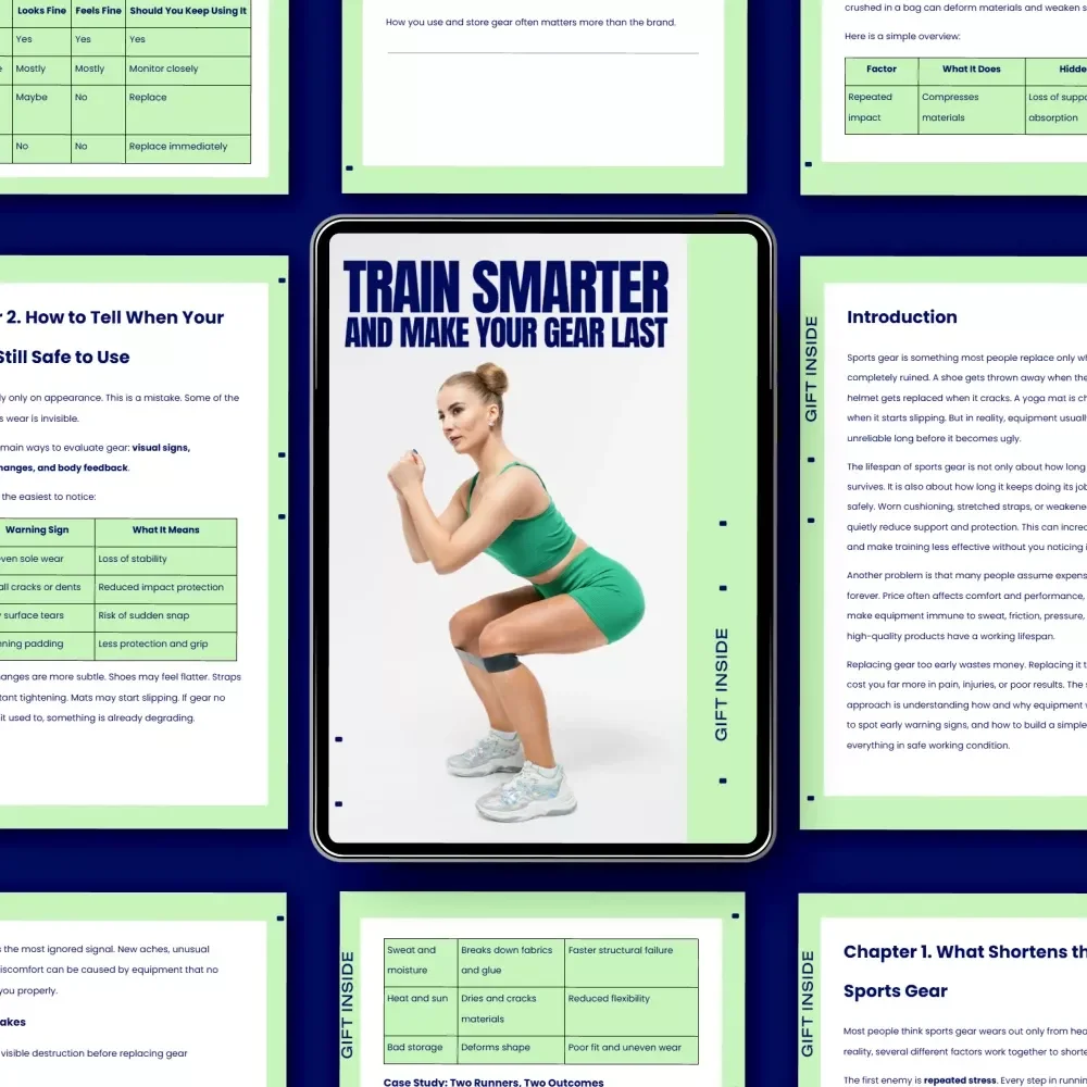 Train Smarter and Make Your Gear Last – Sports Gear Care Guide, Digital Download eBook & Checklist for Athletes