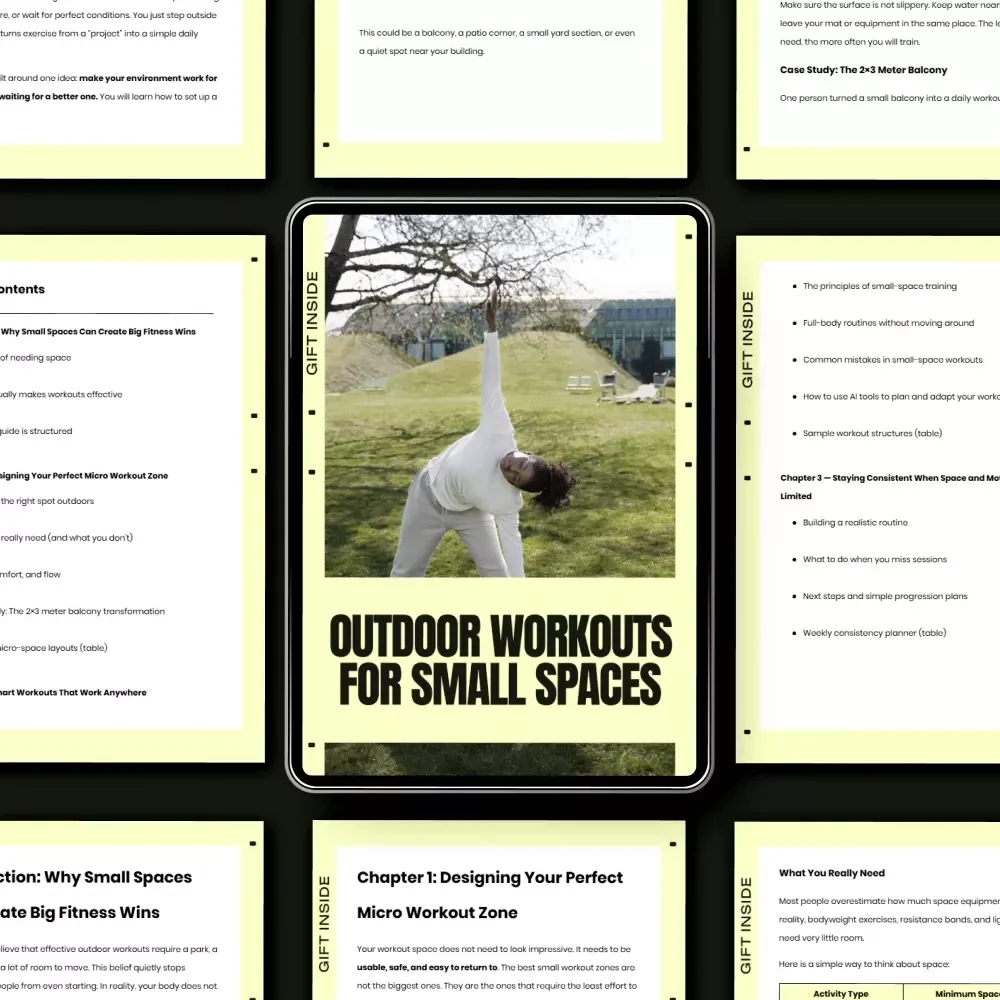 Outdoor Workouts for Small Spaces Guide | Smart Balcony & Backyard Fitness Plan | Outdoor workouts for small spaces