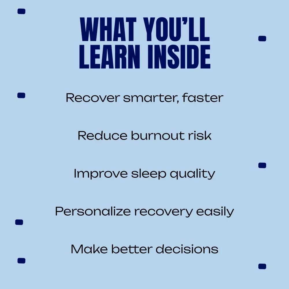 Recover Smarter with AI | Digital eBook Guide to Personalized Healing & Performance Using ai recovery recommendations
