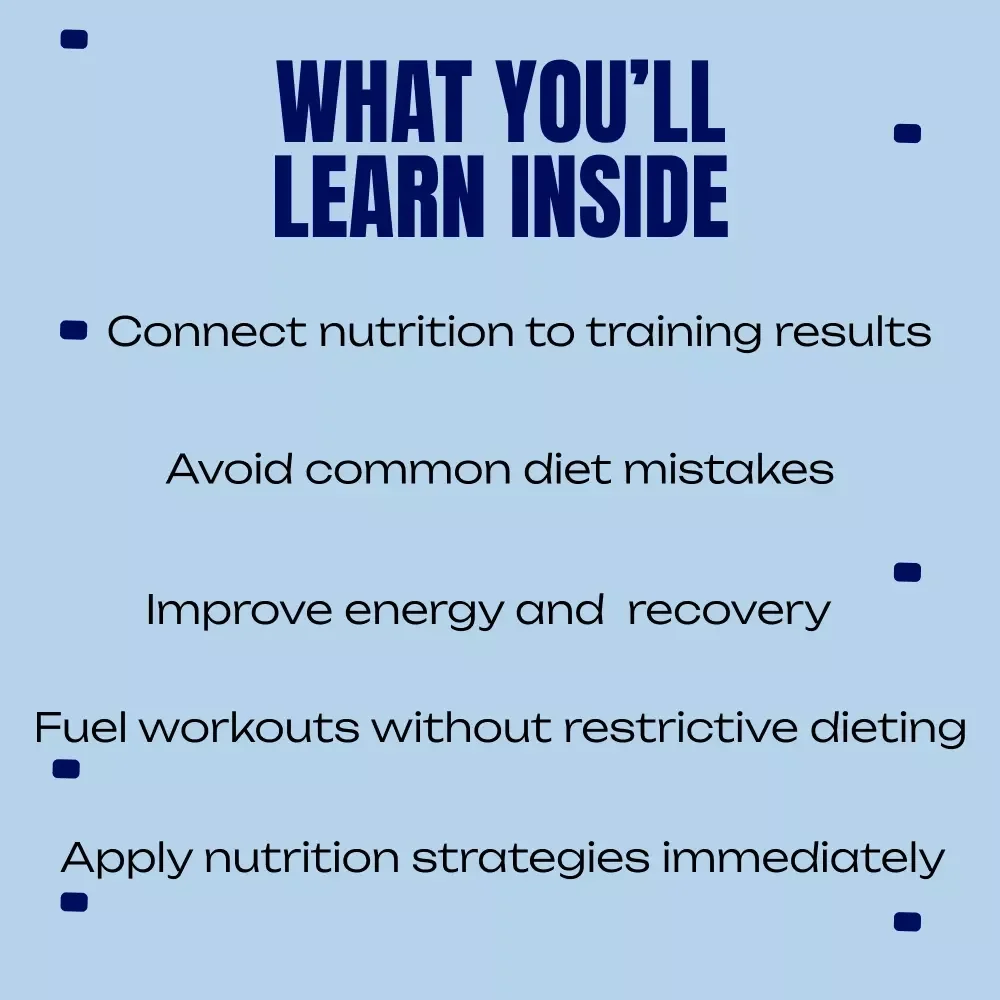 Fuel That Shows | Nutrition & Workout Results Guide, Performance Fueling eBook, Training Nutrition Checklist, Digital Fitness Download