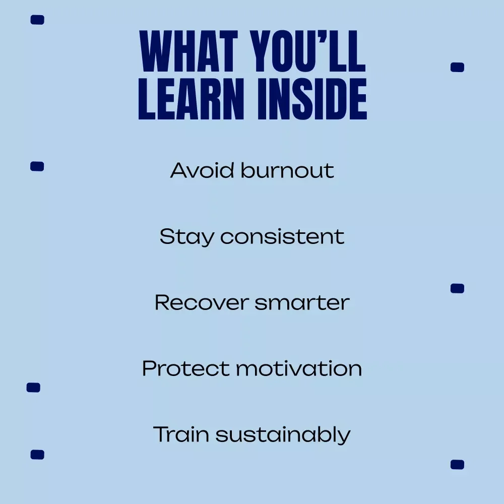 Train Without Burning Out | Ebook Guide on how to avoid exercise burnout | Sustainable Fitness, Recovery & Motivation Blueprint