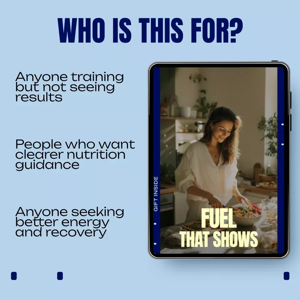 Fuel That Shows | Nutrition & Workout Results Guide, Performance Fueling eBook, Training Nutrition Checklist, Digital Fitness Download