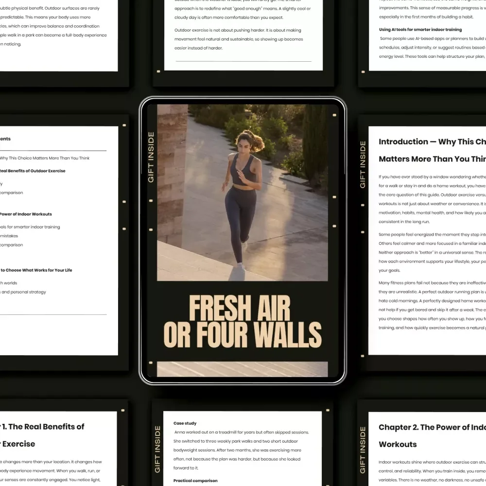 Fresh Air or Four Walls: A Practical Guide to Outdoor Exercise vs Indoor Training for a Smarter, Healthier Fitness Routine