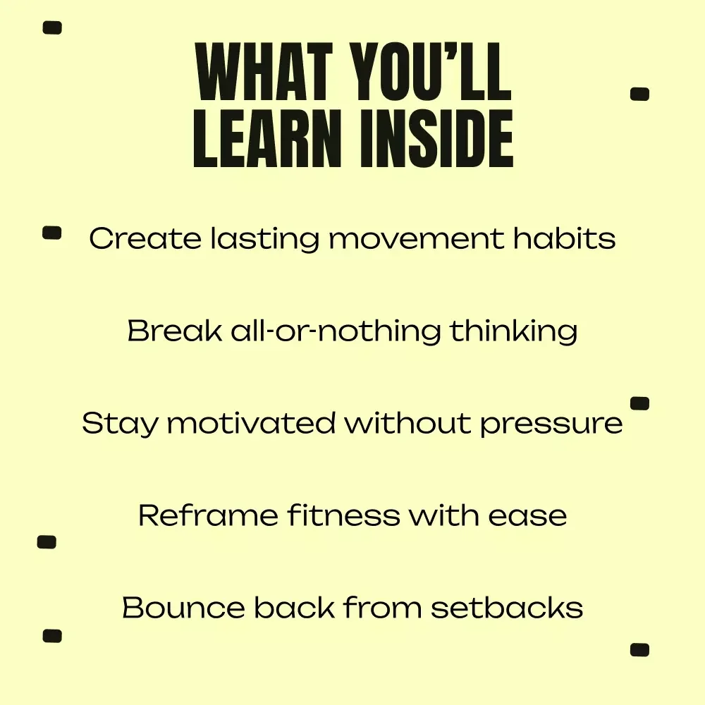 Think Strong Move Freely | Mindset Fitness Guide, Movement Mindset eBook, Build Consistent Habits, Motivation & Identity-Based Fitness Digital Download