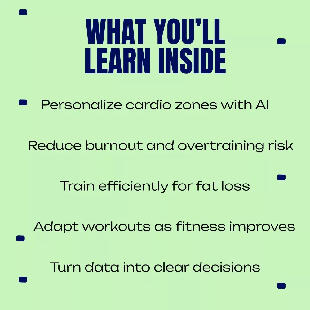 Train Smarter With AI Cardio Zones – Digital Guide to AI Heart Rate Training, Personalized Cardio Zones, Smarter Running & Fat Loss Planning