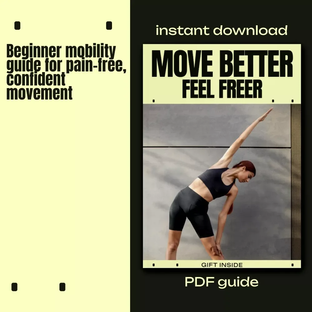 Move Better, Feel Freer – Beginner Mobility Guide eBook, Daily Mobility Exercises, Pain-Free Movement & Flexibility Digital Download