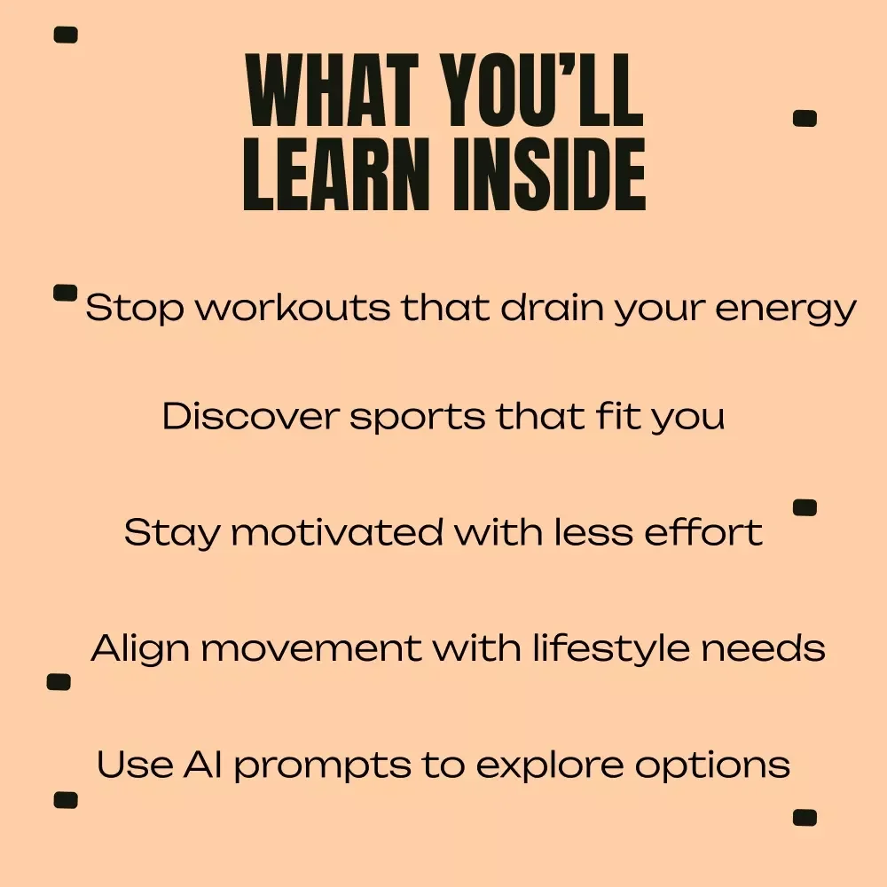 Discover the Sport That Fits Your Personality | Personality-Based Fitness Guide, Sport Matching eBook, Find Your Ideal Workout Style, Digital Download