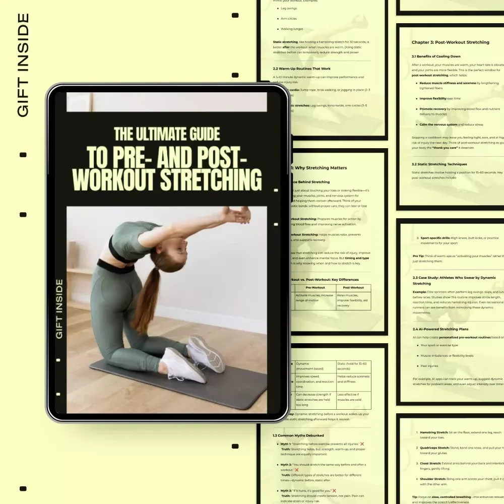 The Ultimate Guide to Pre- and Post-Workout Stretching | Smart Stretching Before vs After Workouts | Digital Fitness Guide