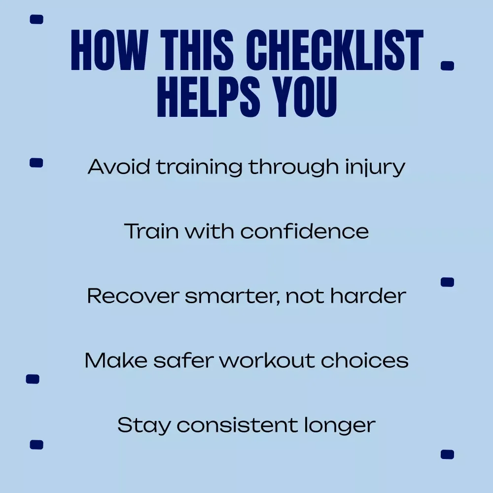 Sore or Strong | Muscle Soreness Normal or Not Checklist | Workout Recovery & Pain Awareness Guide
