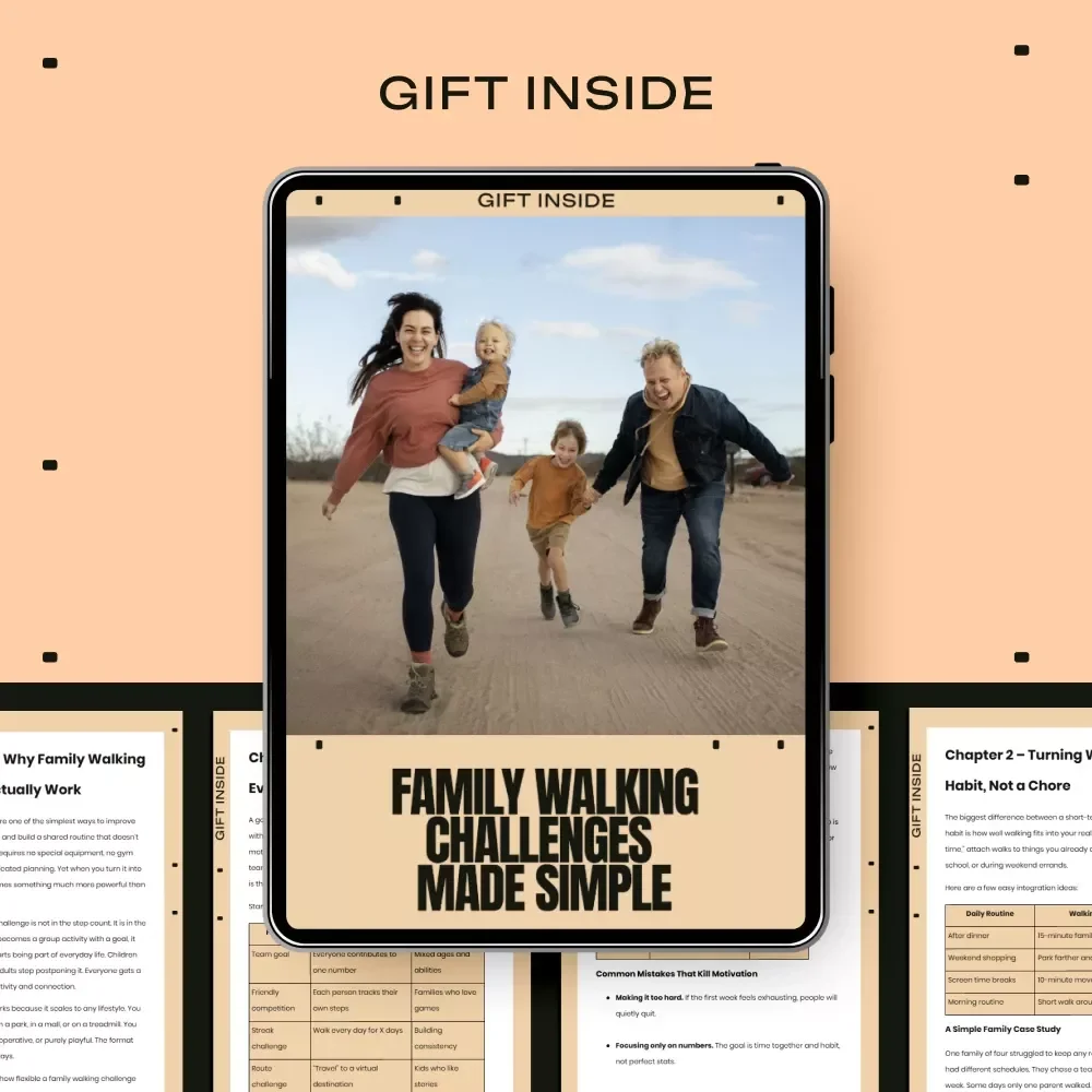 Family Walking Challenges Made Simple – Easy Family Walking Challenges Guide for Healthy Habits, Fun Motivation, and Stress-Free Fitness Together