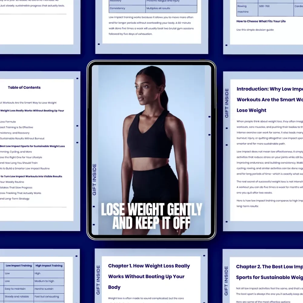 Lose Weight Gently and Keep It Off – A Practical Guide to Low Impact Sports for Weight Loss, Sustainable Fat Loss & Lasting Results