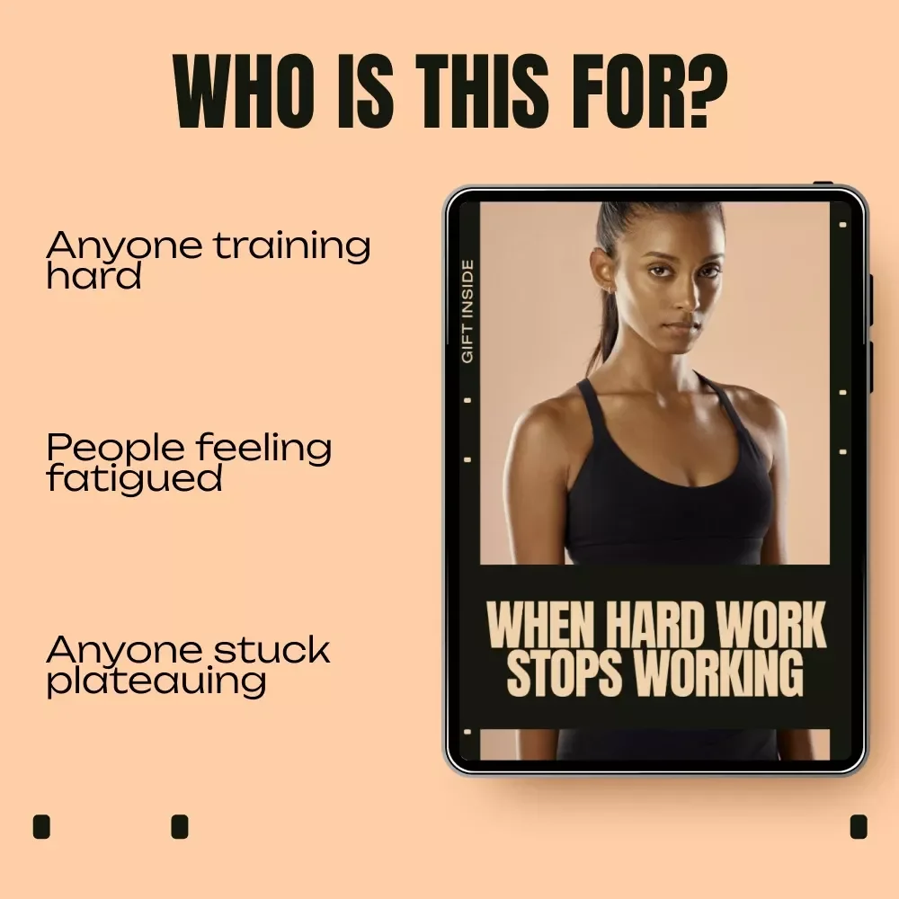 When Hard Work Stops Working – Ebook on Overtraining Symptoms, Smart Training Recovery Guide for Athletes & Fitness Enthusiasts