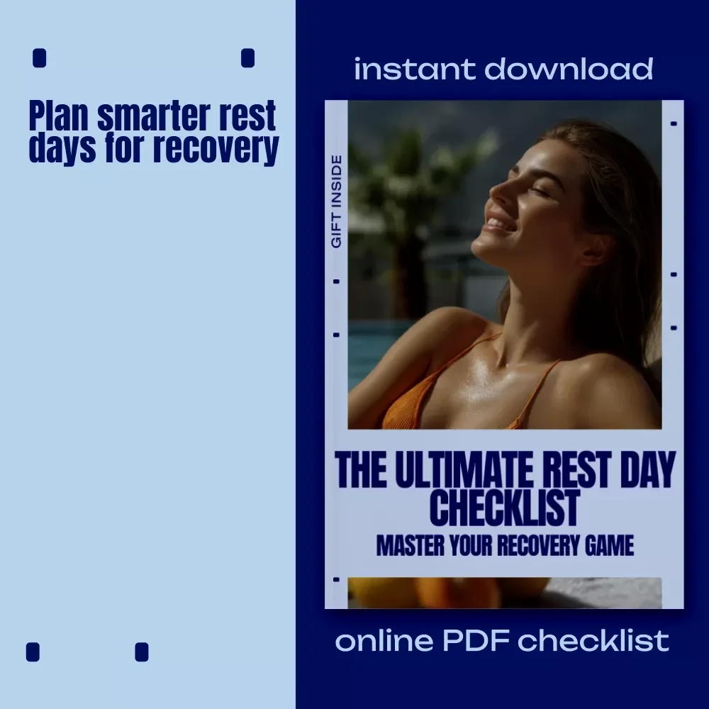 The Ultimate Rest Day Checklist: Master Your Recovery Game | Fitness Recovery Planner, Training Rest Guide, Smart Rest Day Frequency Checklist