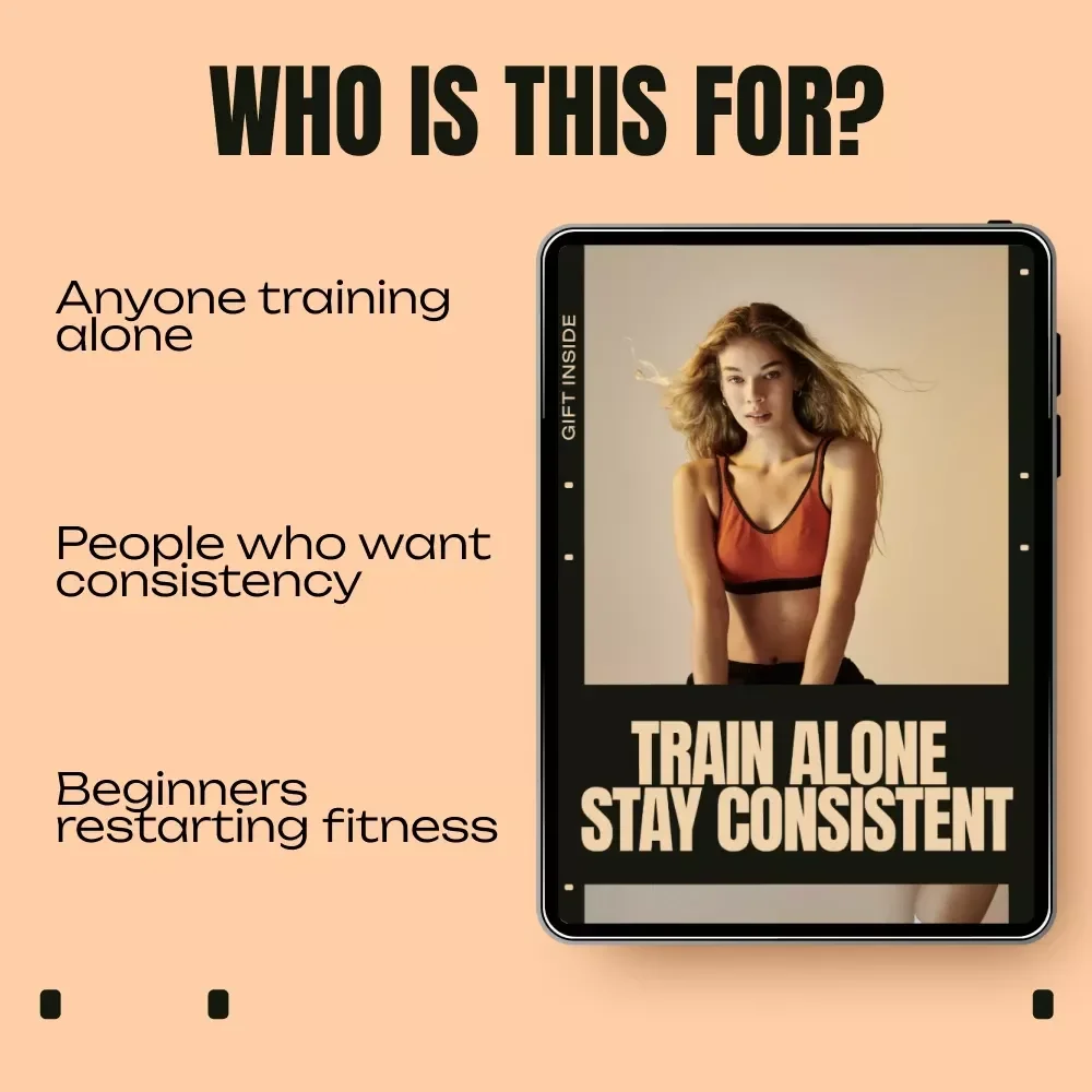 Train Alone Stay Consistent | Solo Fitness Guide for Building Routine, Motivation & Consistency