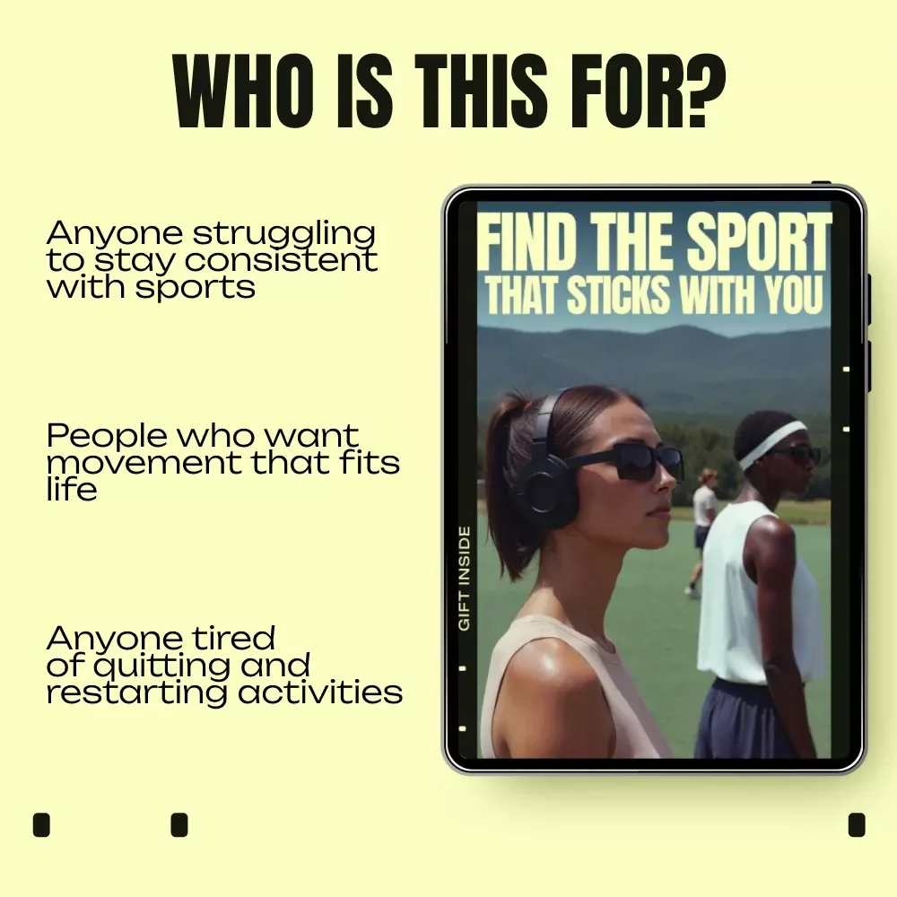 Find the Sport That Sticks with You – Practical Guide on how to choose a sport long term, Build Sustainable Motivation & Enjoy Movement for Life