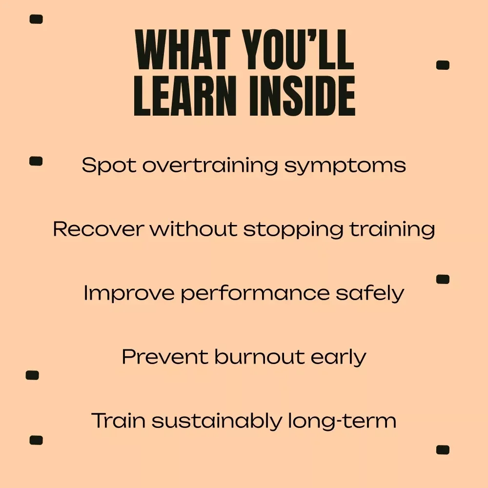When Hard Work Stops Working – Ebook on Overtraining Symptoms, Smart Training Recovery Guide for Athletes & Fitness Enthusiasts