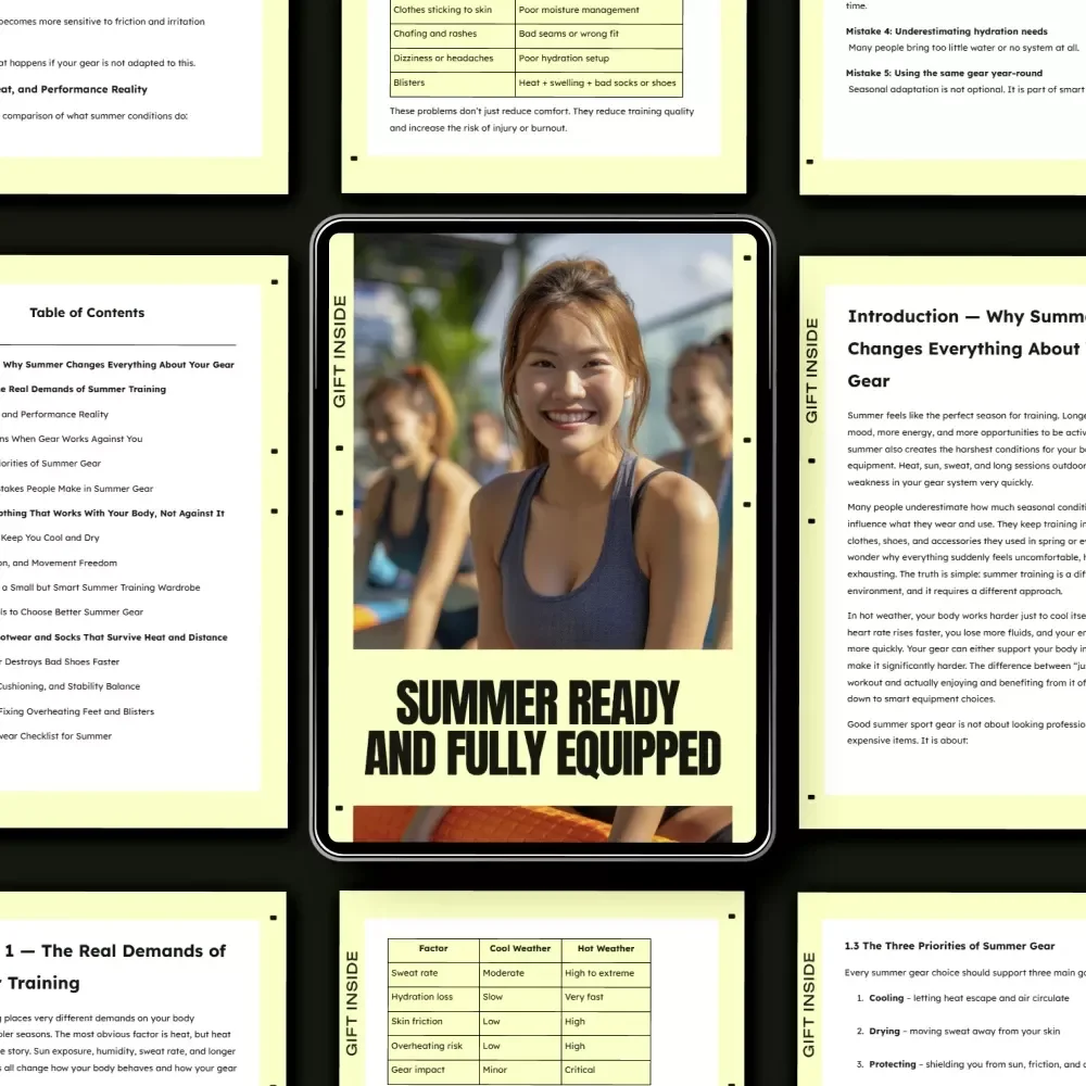 Summer Ready and Fully Equipped | Summer Sport Gear Essentials eBook for Training, Fitness & Outdoor Performance