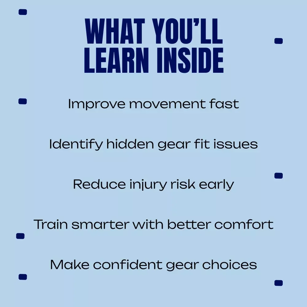 When Your Gear Works Against You – eBook on Sport Gear Fit Problems, Athlete Equipment Fit Guide, Performance & Injury Prevention Checklist