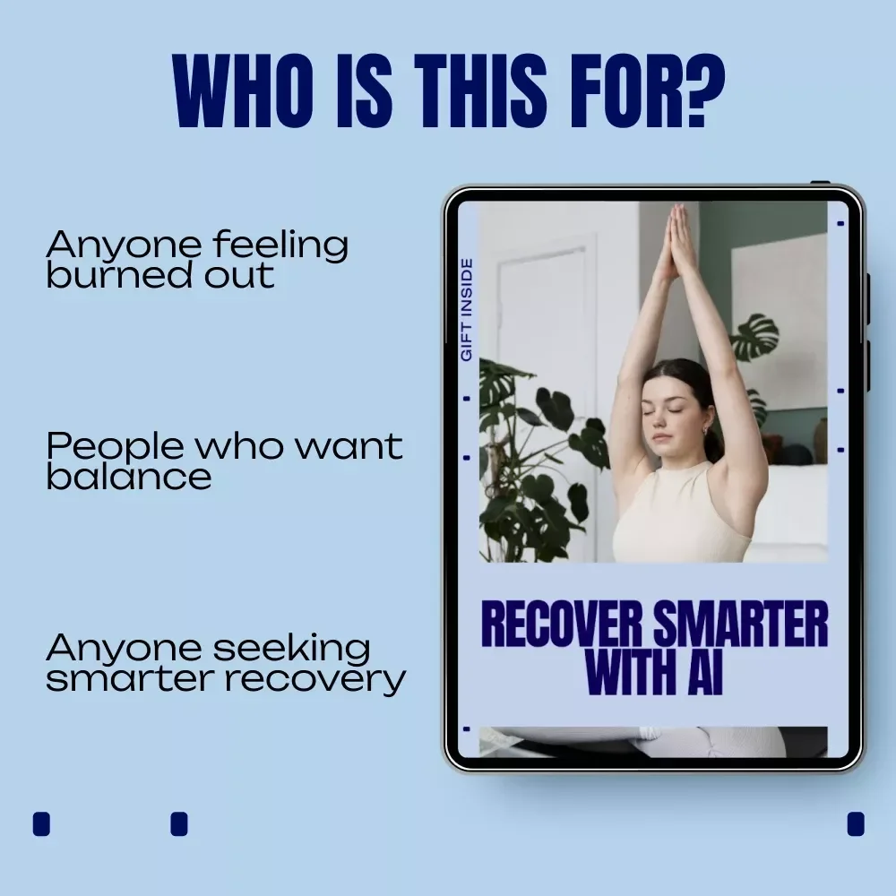 Recover Smarter with AI | Digital eBook Guide to Personalized Healing & Performance Using ai recovery recommendations
