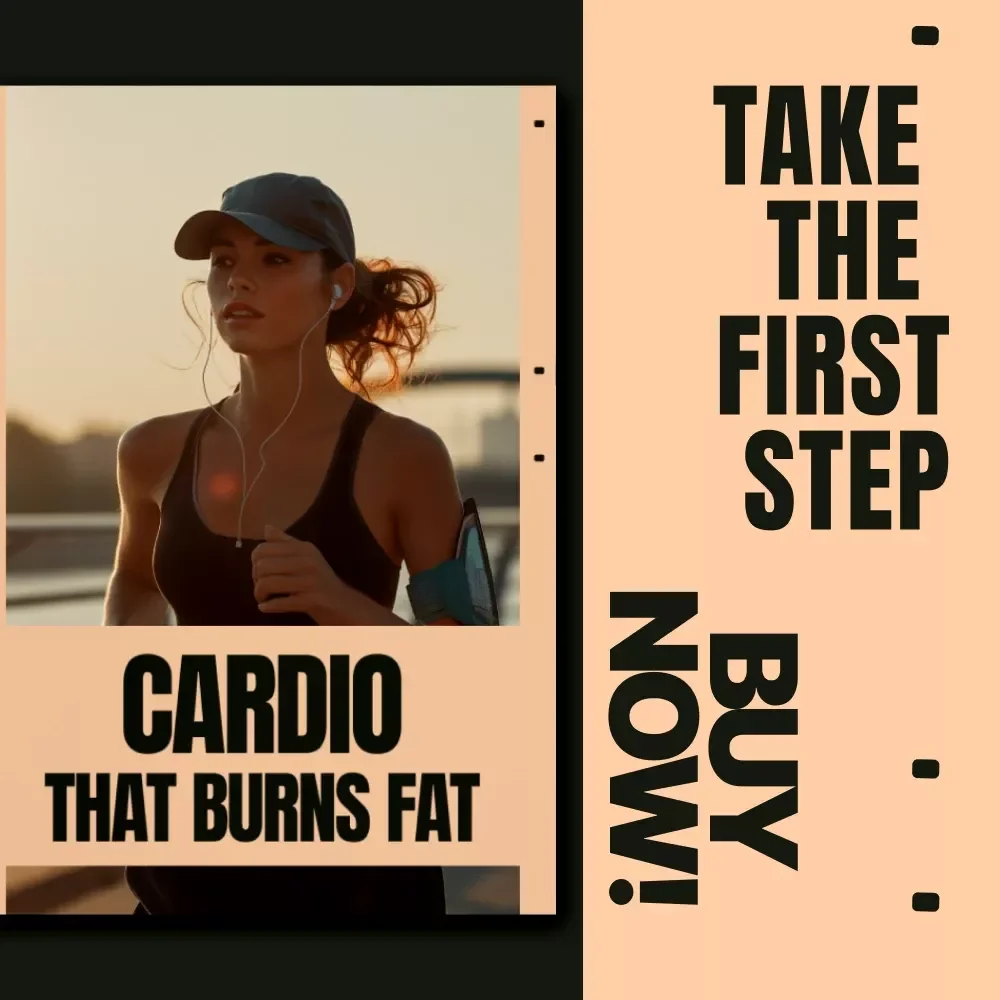 Cardio That Burns Fat – Simple Fat Loss Cardio Guide, HIIT & Steady-State Workout Plan, Beginner-Friendly Fitness eBook Download