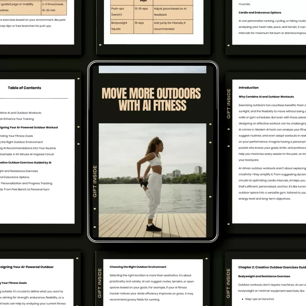Move More Outdoors with AI Fitness | Smart Guide for ai outdoor workout ideas, Outdoor Training Plans, AI-Powered Fitness Inspiration