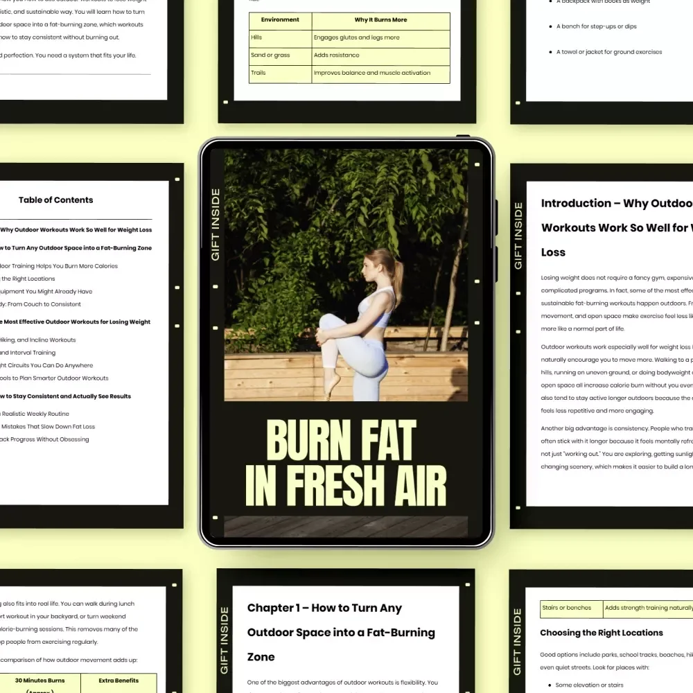 Burn Fat in Fresh Air – A Practical Guide to Outdoor Workouts for Weight Loss, Simple Routines, Real Results, and Sustainable Fat Burning