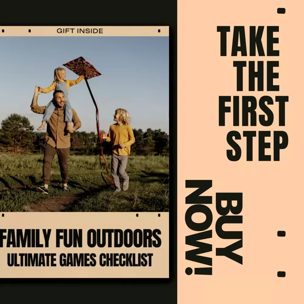 Family Fun Outdoors: Ultimate Games Checklist | Easy Outdoor Games for Family Bonding, Backyard Play & Screen-Free Fun