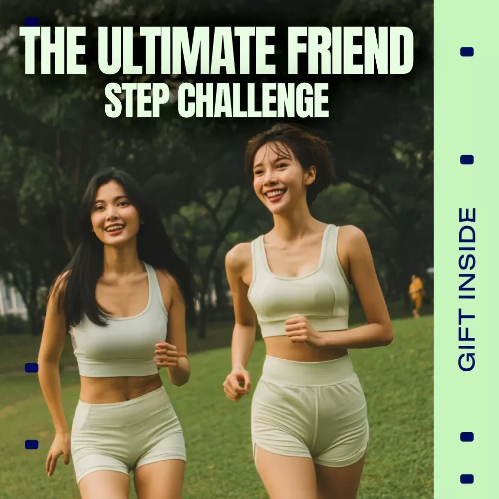 The Ultimate Friend Step Challenge Checklist | Fun Fitness Walking Game | Step Challenges with Friends Printable