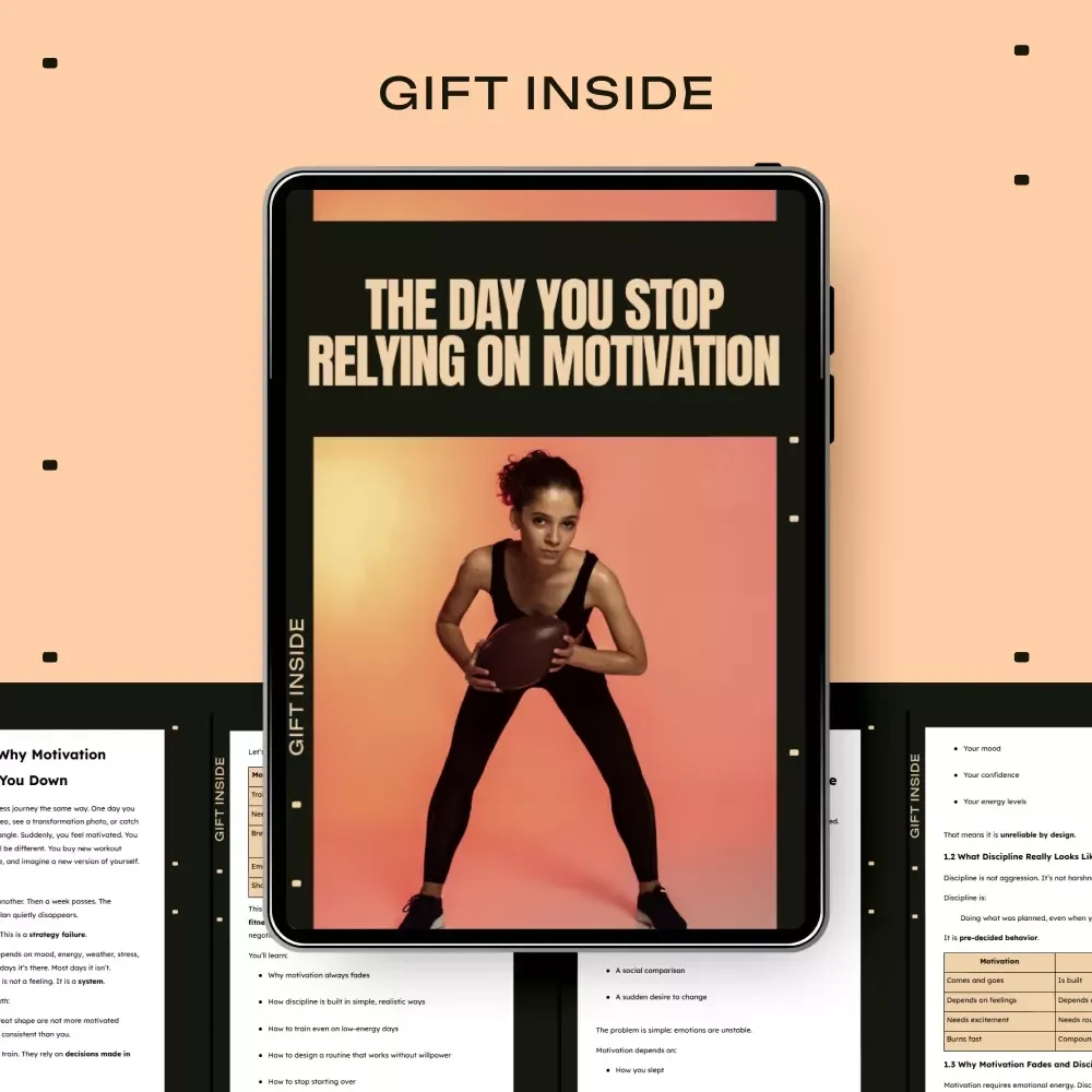 The Day You Stop Relying on Motivation – Fitness Discipline vs Motivation eBook, Mental Toughness Guide, Consistency & Habit Building for Training