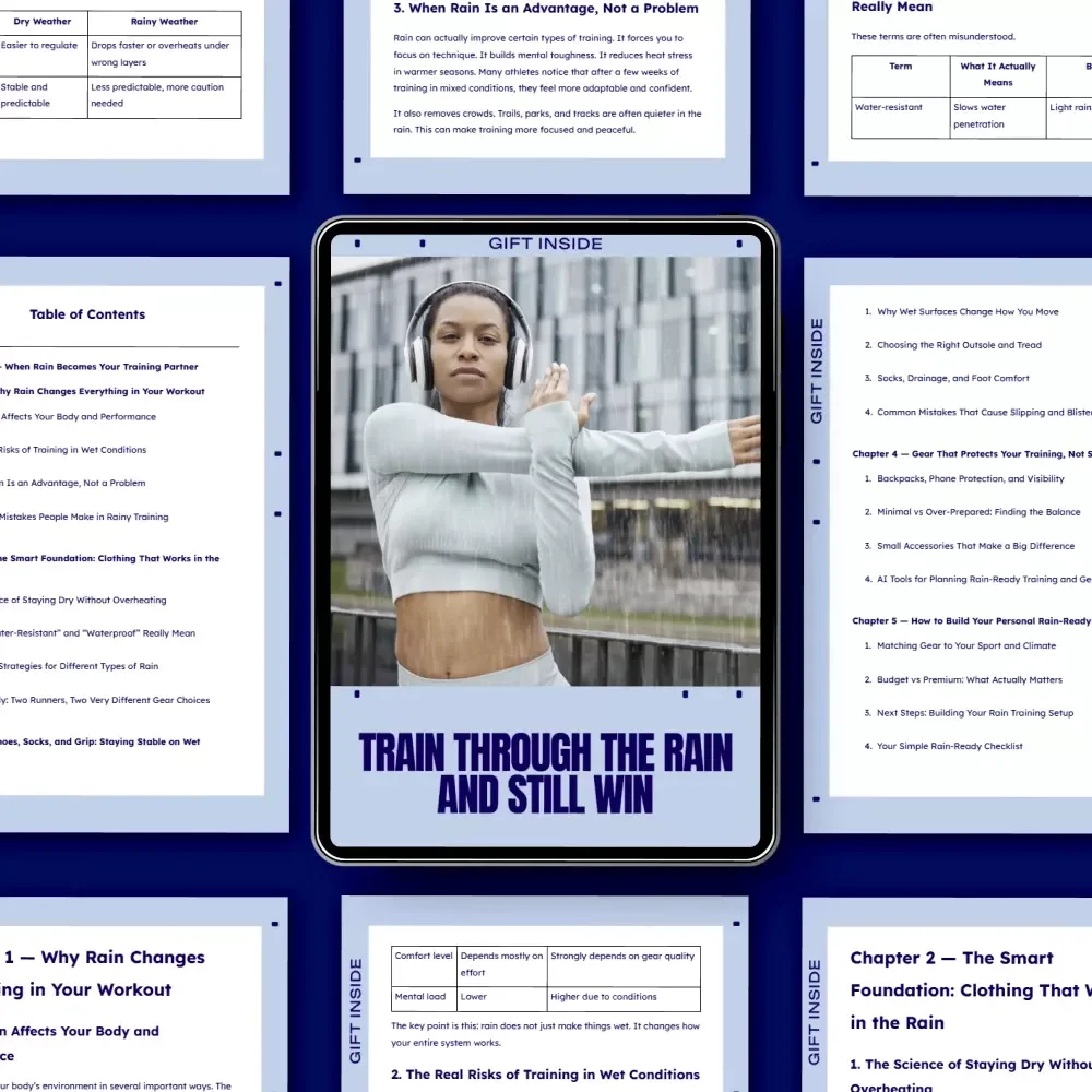 Train Through the Rain and Still Win | Rainy Weather Sport Gear eBook for Smarter Training, Safer Workouts & All-Condition Performance