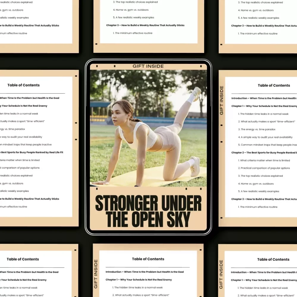Stronger Under the Open Sky | Outdoor Workouts for Strength Guide | Train Anywhere, Build Real Strength Naturally