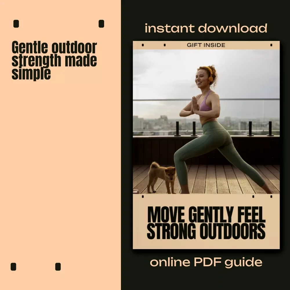 Move Gently Feel Strong Outdoors – A Practical Guide to Low Impact Outdoor Workouts for Sustainable Strength, Consistency & Confidence