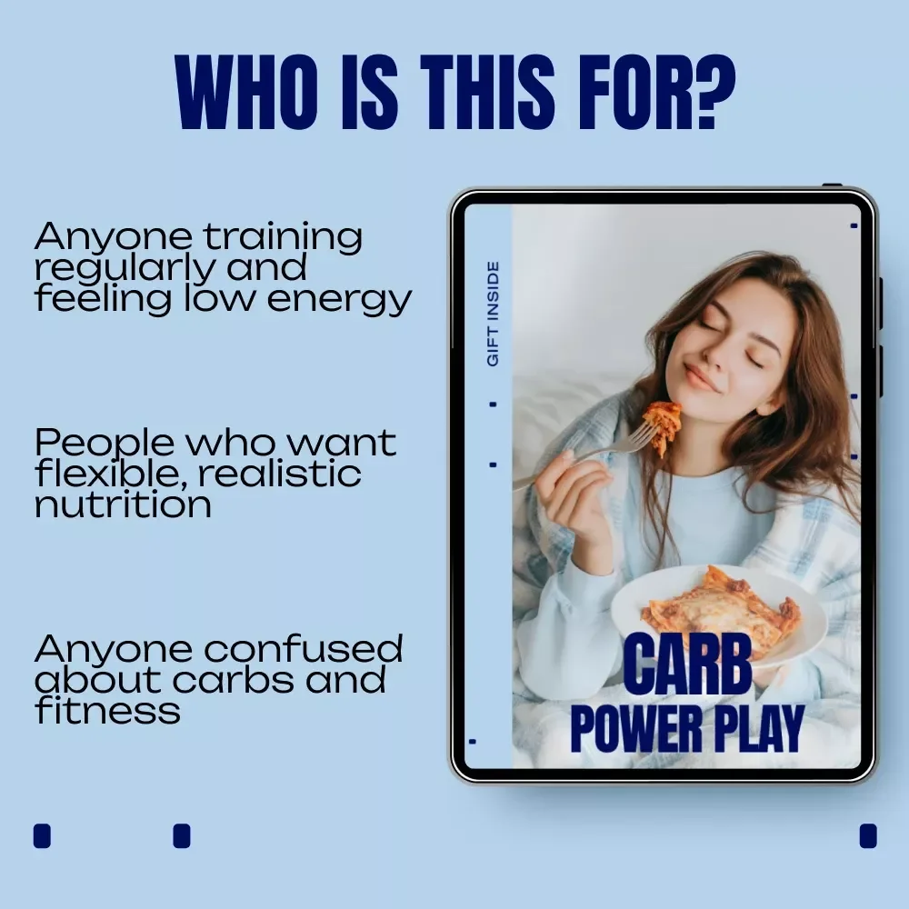 Carb Power Play | Smart Carb Cycling Guide for Fitness, Muscle Gain, Fat Loss & Workout Nutrition Digital Download