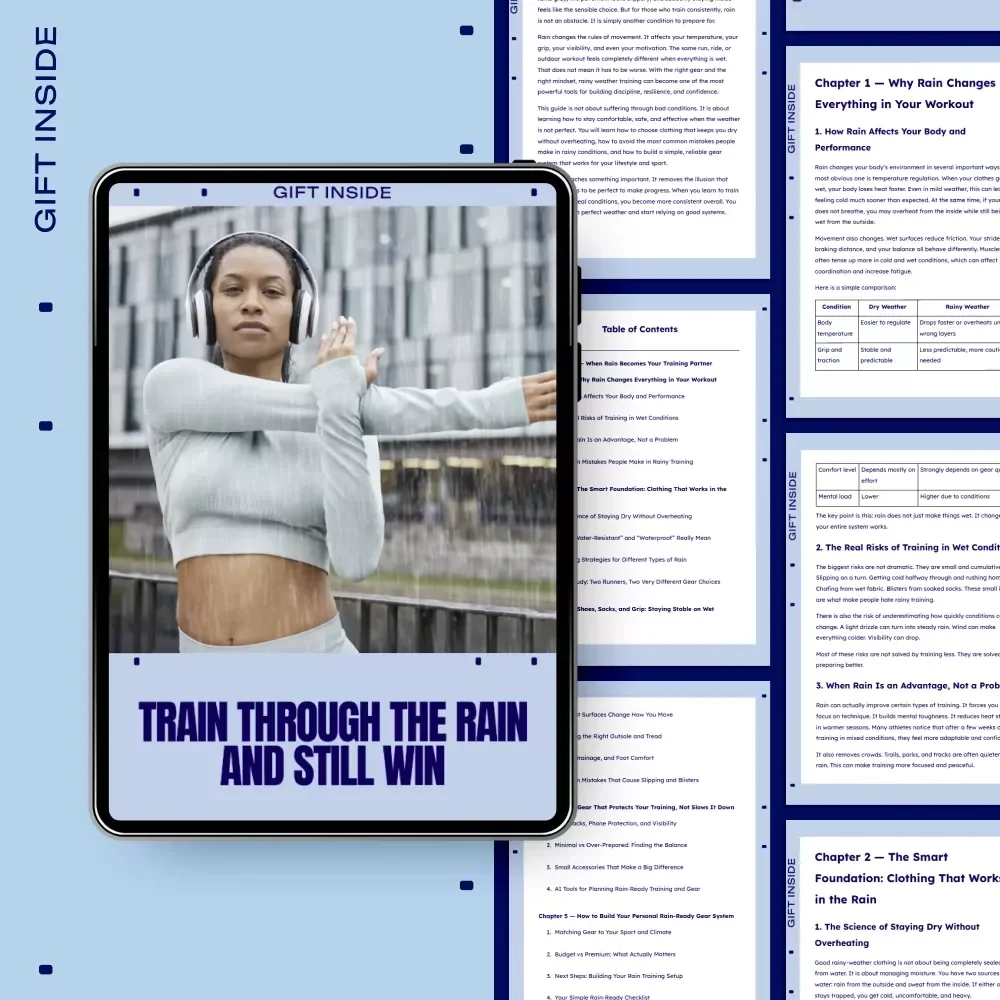 Train Through the Rain and Still Win | Rainy Weather Sport Gear eBook for Smarter Training, Safer Workouts & All-Condition Performance
