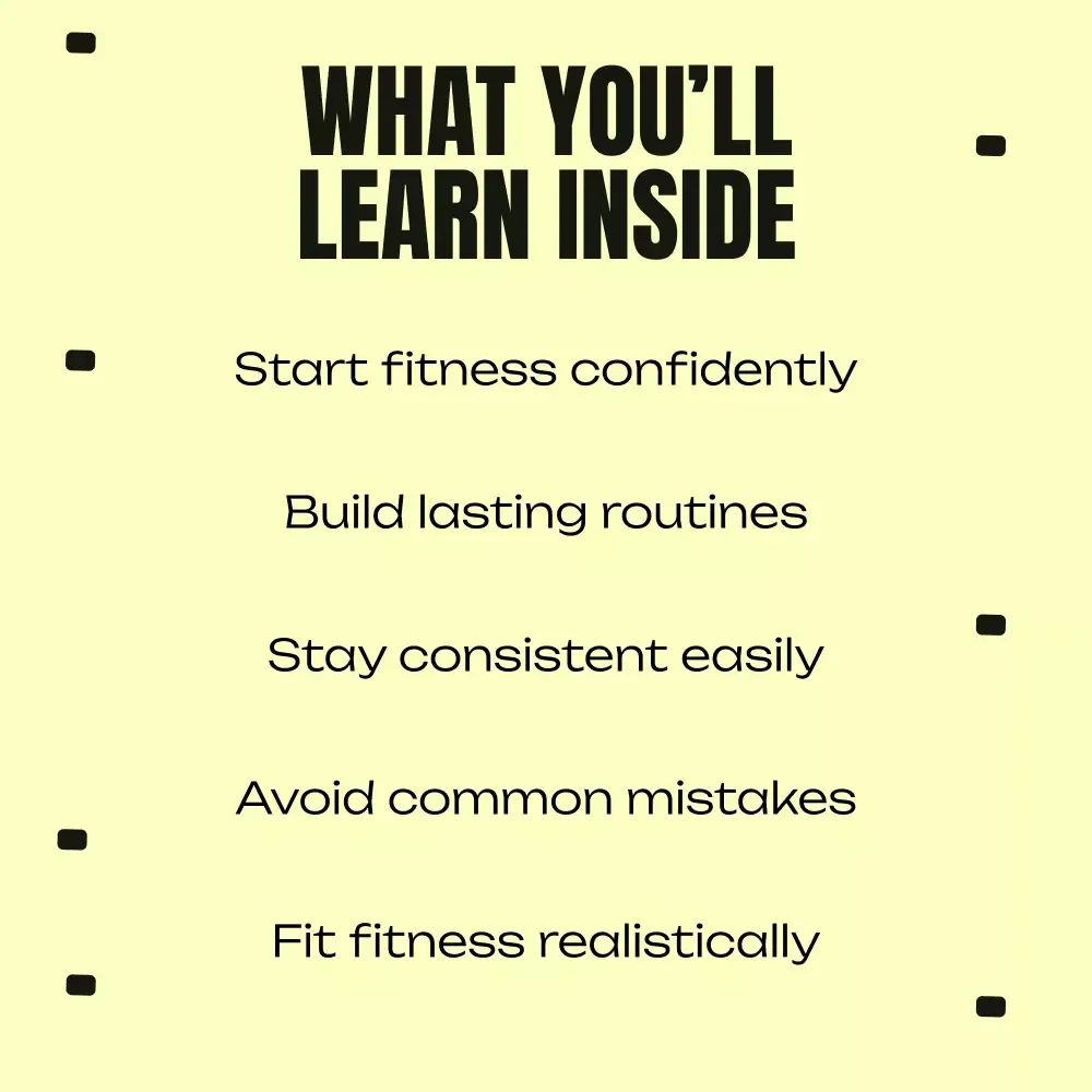 Stronger Than Ever in Your 30s – A Practical Guide on How to Start Fitness in Your 30s, Build Consistency & Create a Routine That Fits Real Life