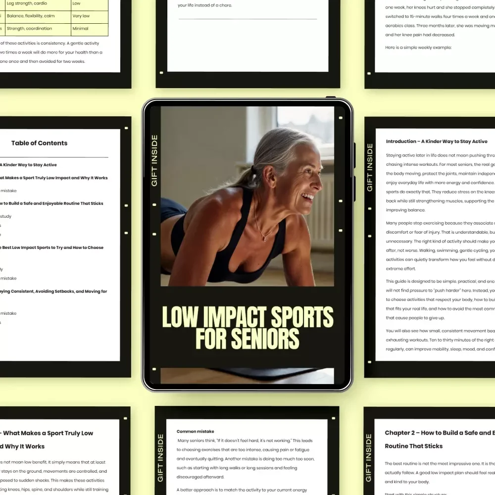 Low Impact Sports for Seniors – A Gentle, Practical Guide to Staying Active, Safe, and Confident at Any Age