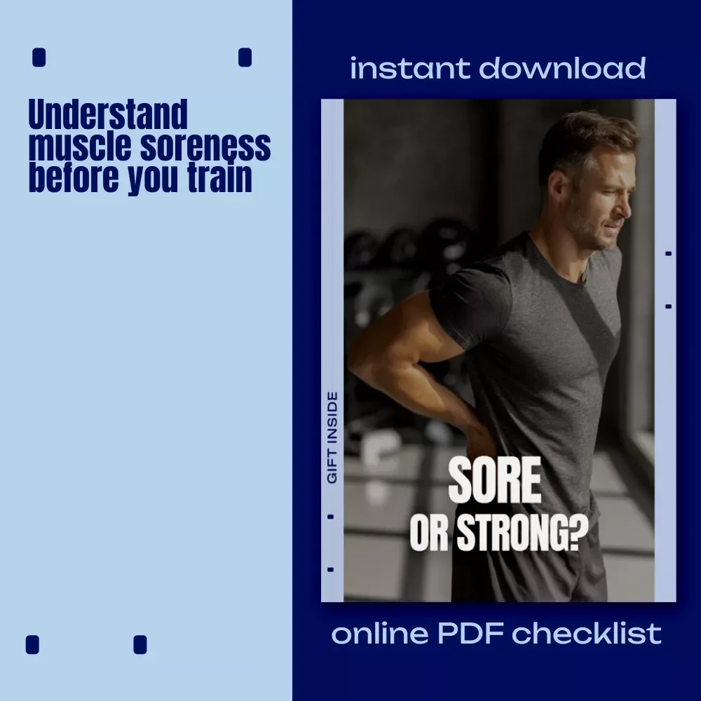 Sore or Strong | Muscle Soreness Normal or Not Checklist | Workout Recovery & Pain Awareness Guide