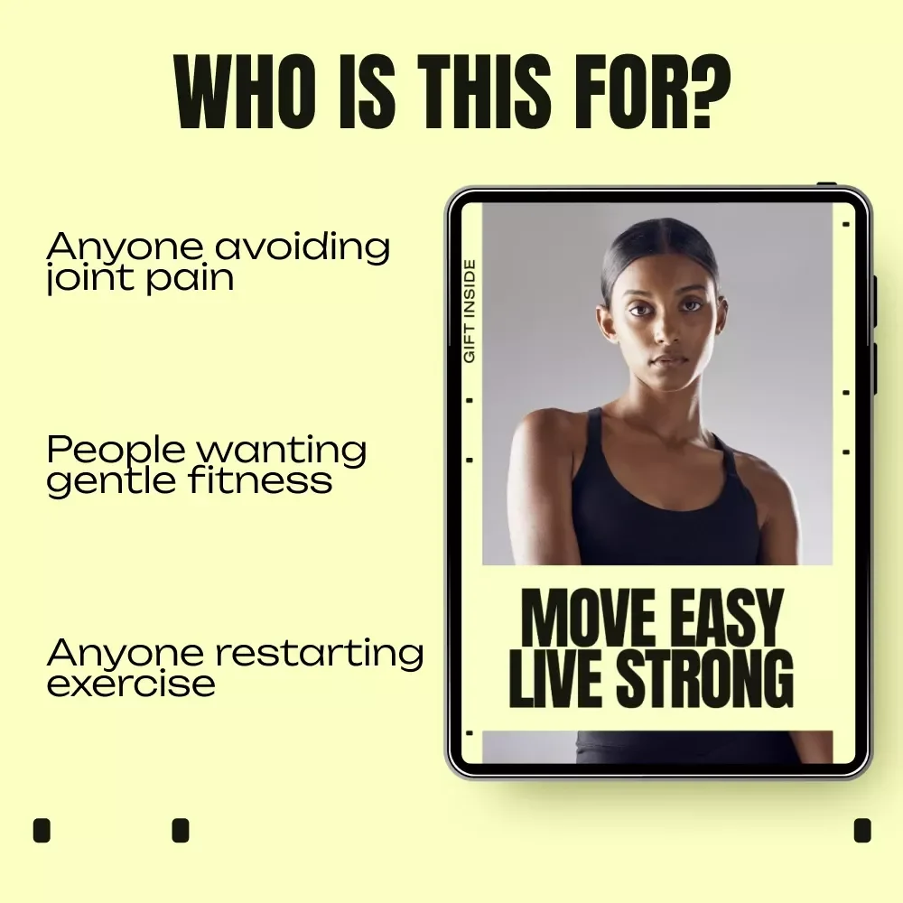 Move Easy Live Strong – A Practical Guide to Low Impact Sports for Adults Who Want to Stay Active, Build Strength, and Protect Their Body