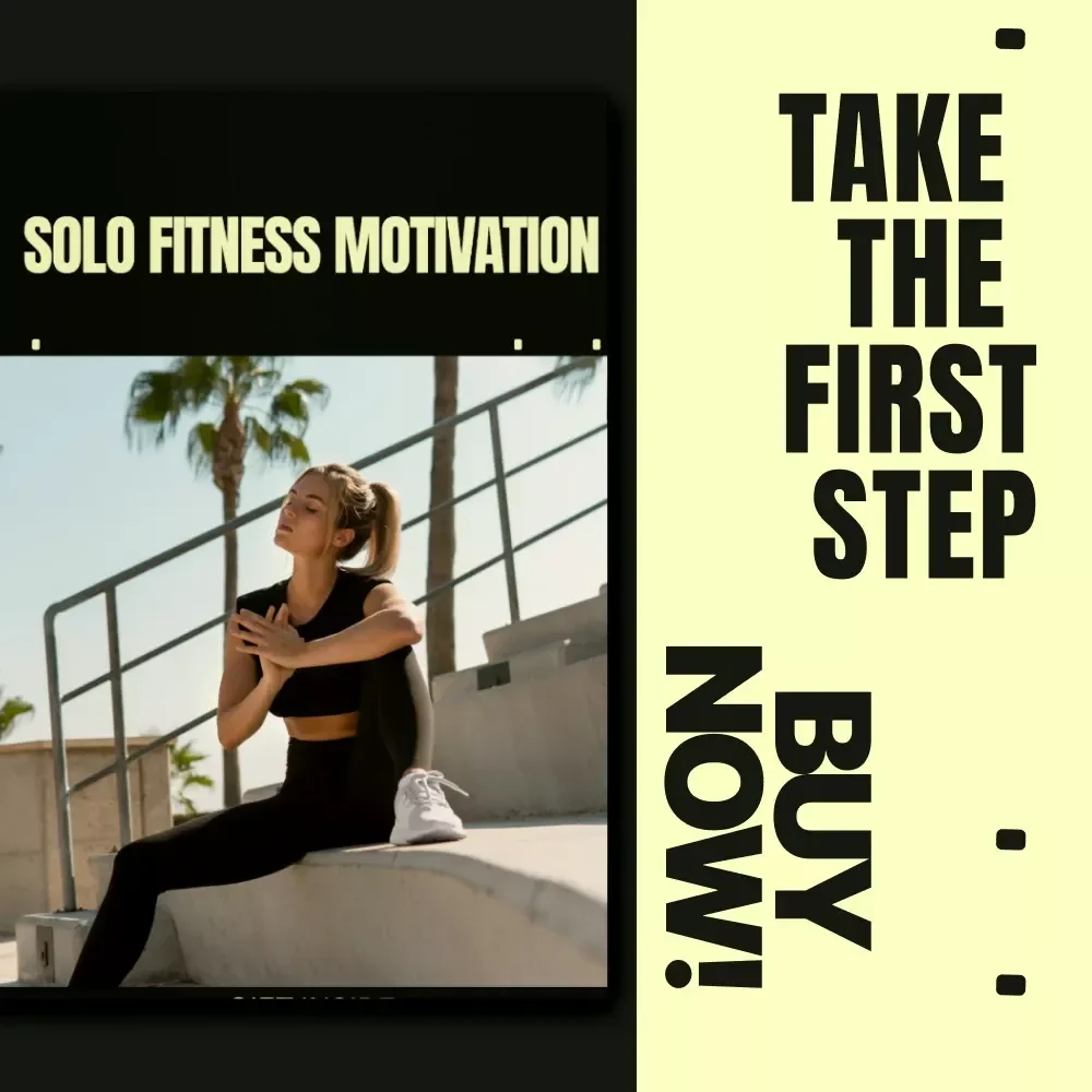Solo Fitness Motivation Guide – Digital Download, Fitness eBook, Solo Training Checklist
