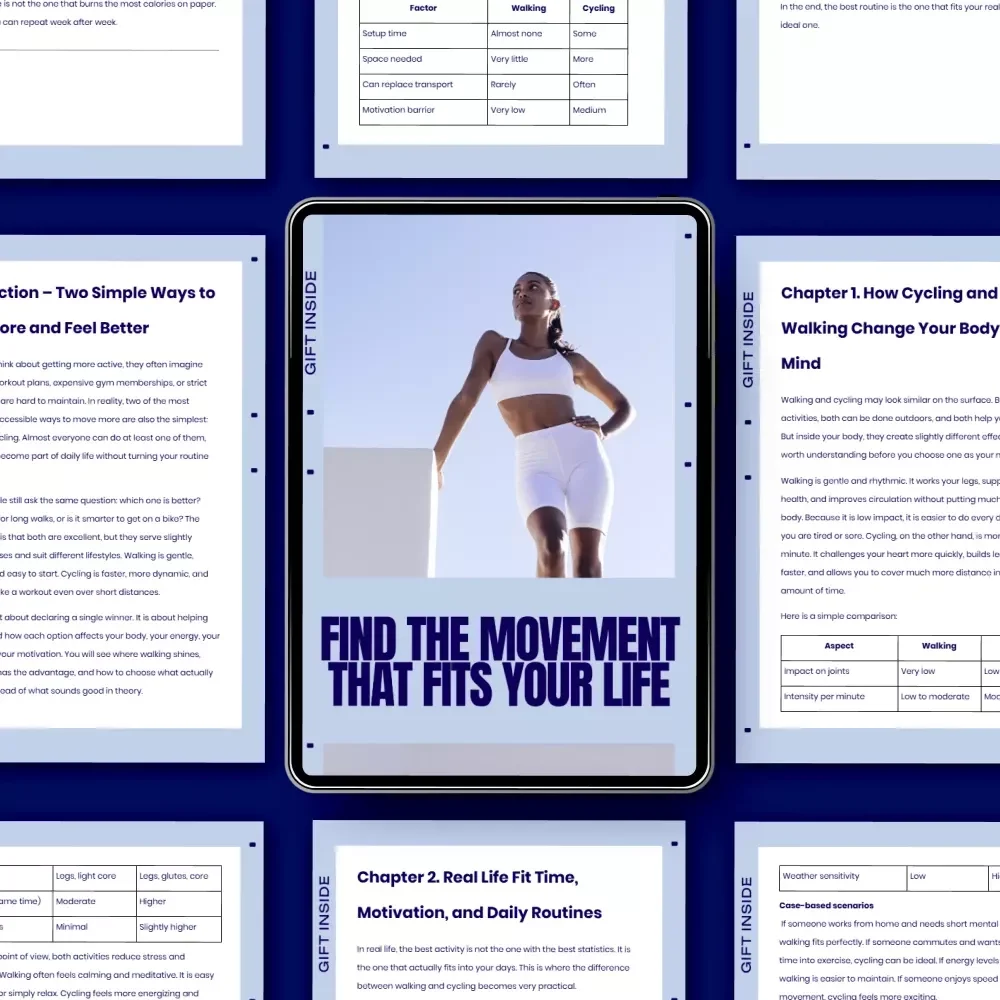 Find the Movement That Fits Your Life – A Practical Guide to cycling vs walking for Real People