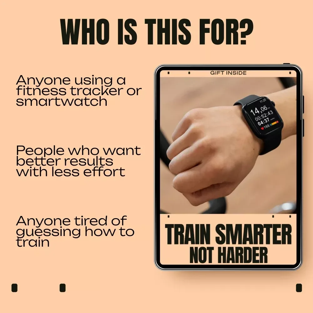 Train Smarter Not Harder – Fitness Metrics Guide & AI Training eBook | Heart Rate Zones, VO2 Max, HRV Tracker Checklist