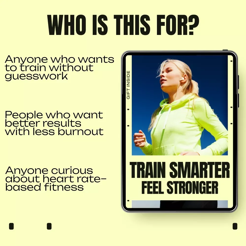 Train Smarter Feel Stronger | Heart Rate Zones Training Guide eBook for Runners & Fitness Lovers | Smart Endurance Training Digital Download